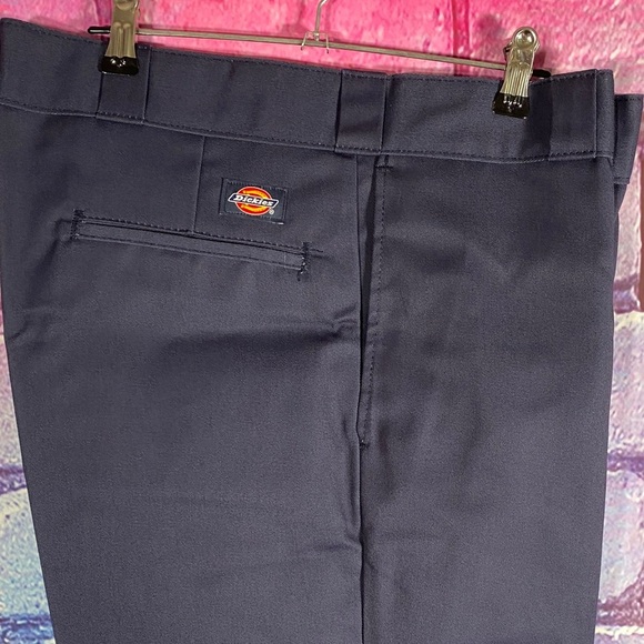 Dickies 874 Original Work Pants 36x34 Navy Blue Flat Front Straight Leg NWT - Picture 3 of 7